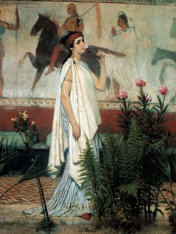 Sir Lawrence Alma-Tadema A greek woman